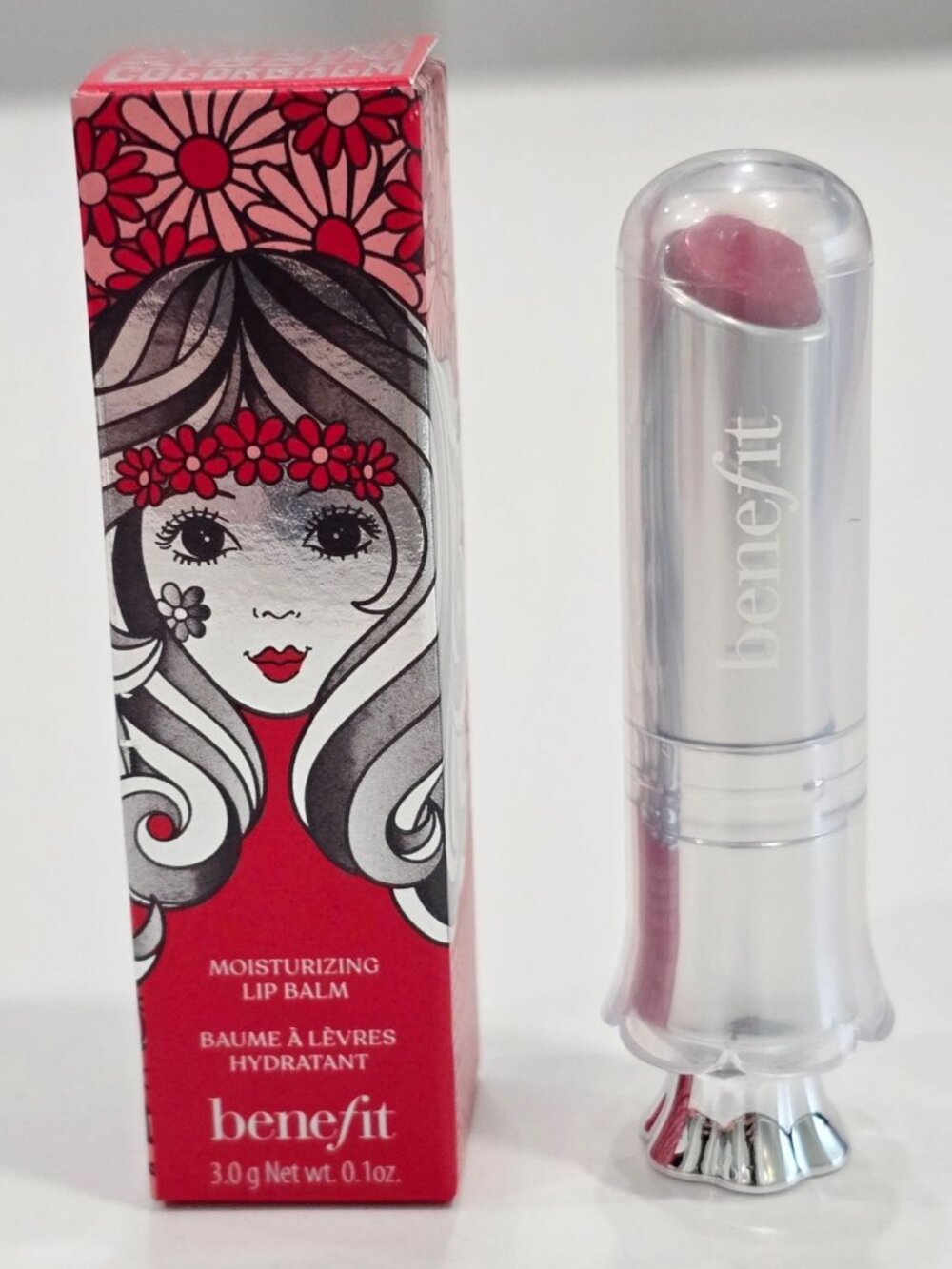 Benefit Cosmetics ✦ California Kissin’ Colorbalm Cherry ✦ Hydrating Red 3g NWT - Picture 3 of 10